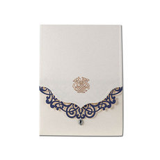 50pcs/lot White Laser Cut Lace Flora Wedding Invitations Elegant Diamond Business Decoration Cards 
