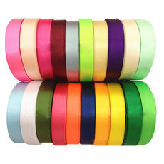 15mm Wide Silk Satin Ribbon Crafts Gifts Wrapping Apparel Sewing Fabric Supplies Wedding Party Festive Decoration 1 Roll