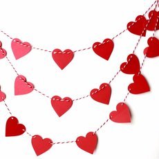 12 Colors 1 meter heart love letter nonwovens fabric Flag Party bell garland wedding Banner